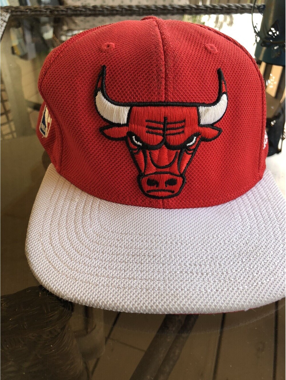 Adidas NBA Chicago Bulls One Size Red Hat